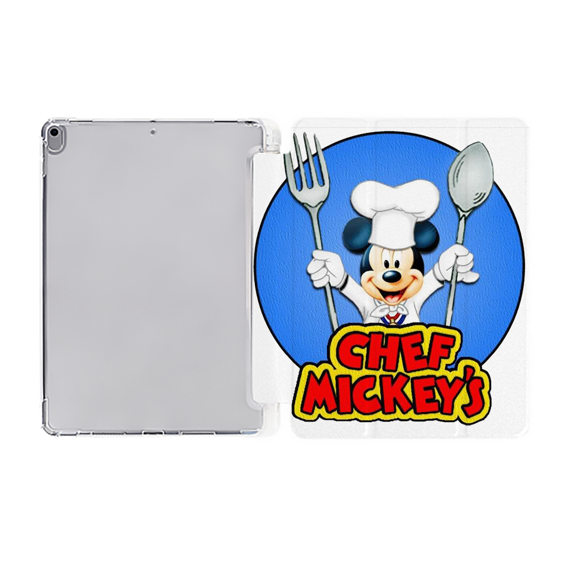 （画像用） ミッキーマウス Mickey Mouse IPad ケース ペン収納付き 三つ折りスタンド PUレザー×シリコン 対応機種9.5/10.5/10.9インチ